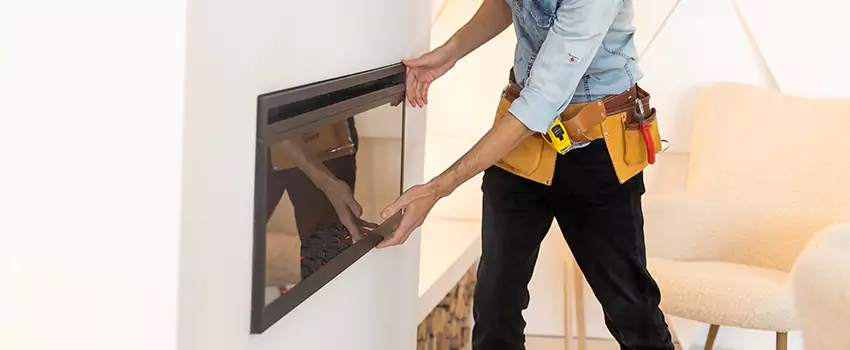 Metal Fireplace Installation in Ashtabula, Ohio