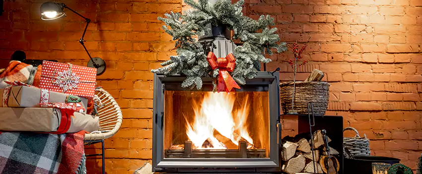 Travis Industries Linear Gas Fireplace Installation in Ashtabula, Ohio