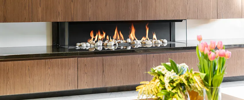 Double-height Fireplace Design Refurbishment in Ashtabula, Ohio