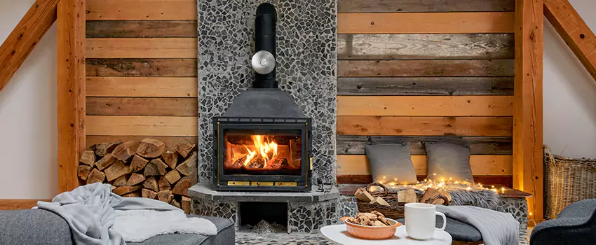 Thelin Hearth Products Direct Vent Gas Stove Fireplace Inspection in Ashtabula, Ohio